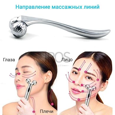 Роликовый массажер для лица и тела  3D ролер SUYANMEI - 1 499 грн