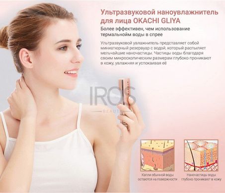 Увлажнитель для кожи лица Nano mist mini OKACHI GLIYA  - 1 499 грн