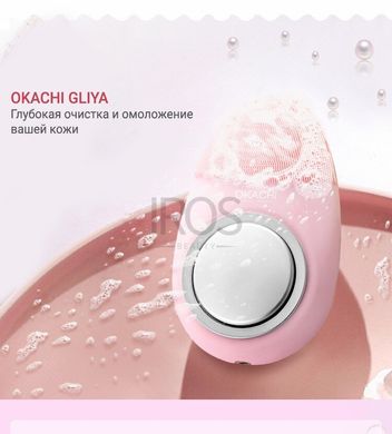 Щітка-масажер для обличчя з мікрострумами силіконова електрична OKACHI GLIYA - 2 999 грн
