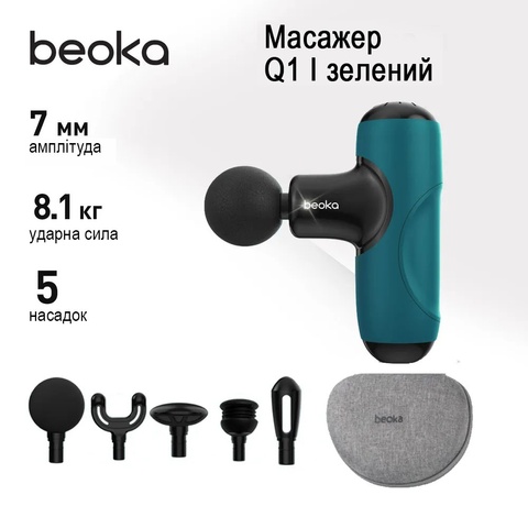 Перкуссионный массажер для тела Beoka Q1 - 4 499 грн