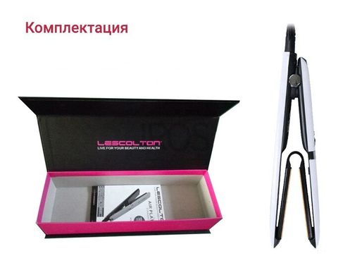 Щипцы выпрямитель для укладки волос с аэро-пластинами LESCOLTON LS-116 - 1 899 грн